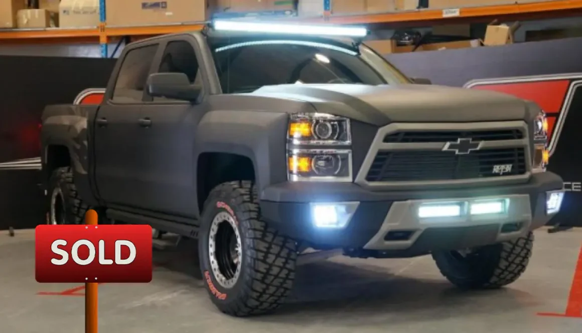 Reaper wrapped truck