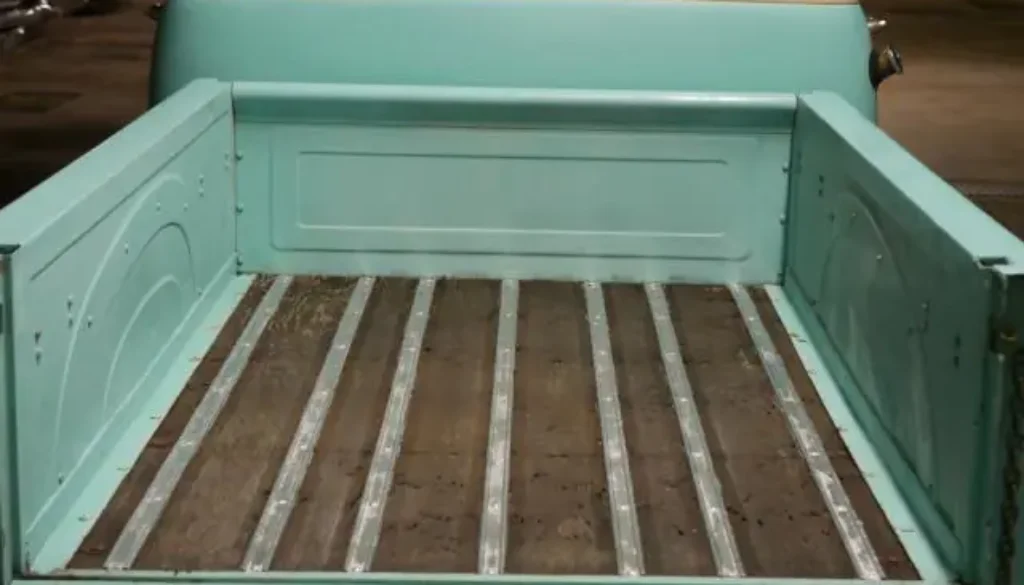Wooden Bed Vintage Truck